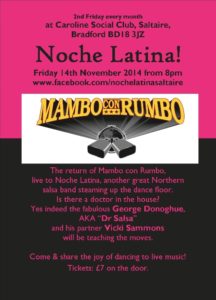 Caroline Social Club | Noche Latina -Mambo Con Cumbo